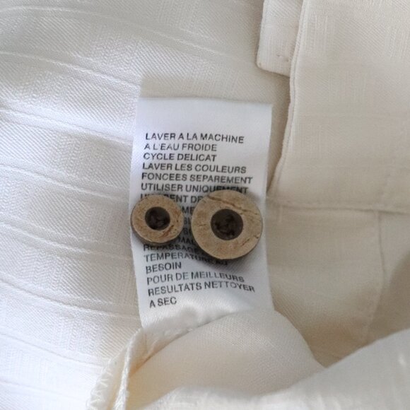 Tommy Bahama Mens Cream Sz S 100% Silk Buttoned‎ Camp Collared Vacation Top - Picture 15 of 15